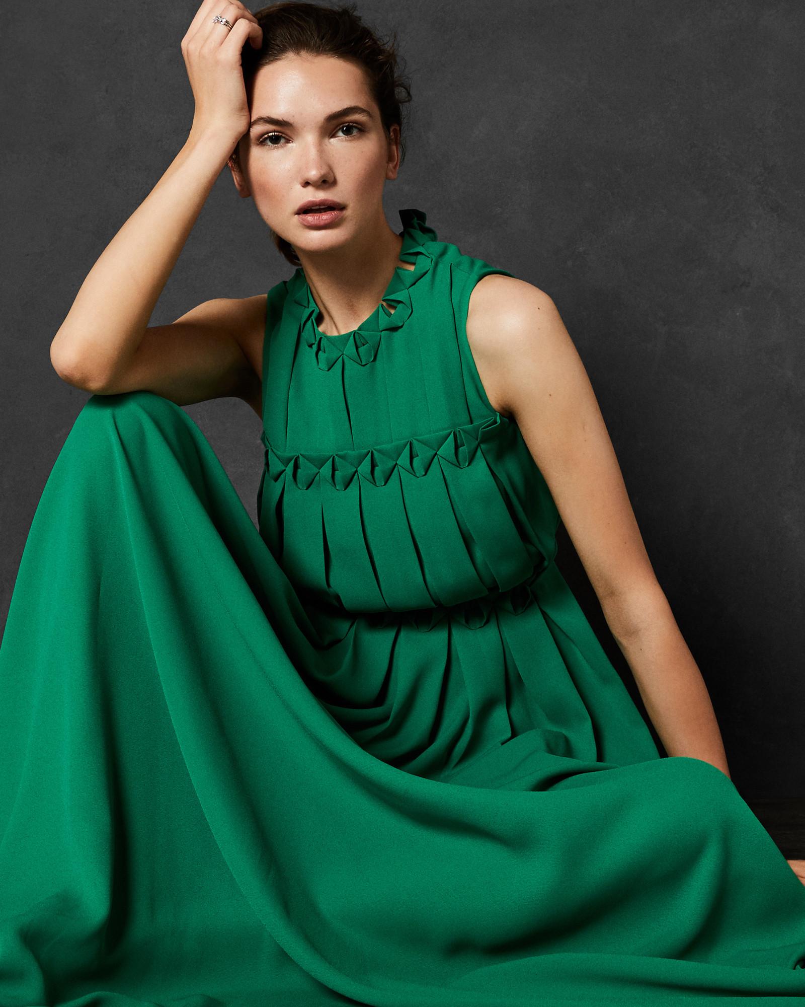 Ted Baker Origami Folded Maxi Dress in 