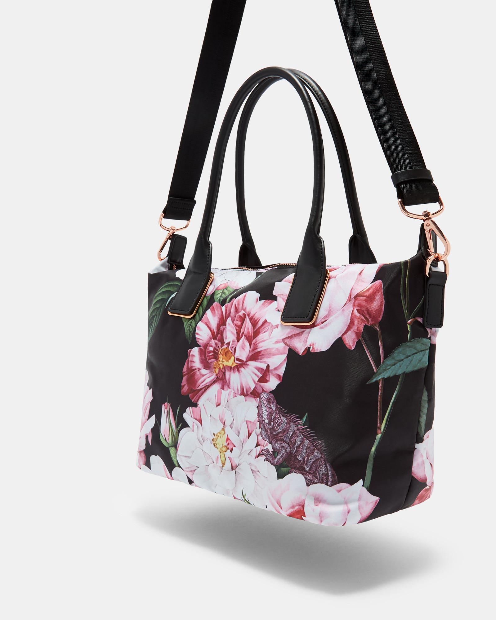 Ted Baker Synthetic Iguazu Small Nylon Tote Bag in Black Lyst