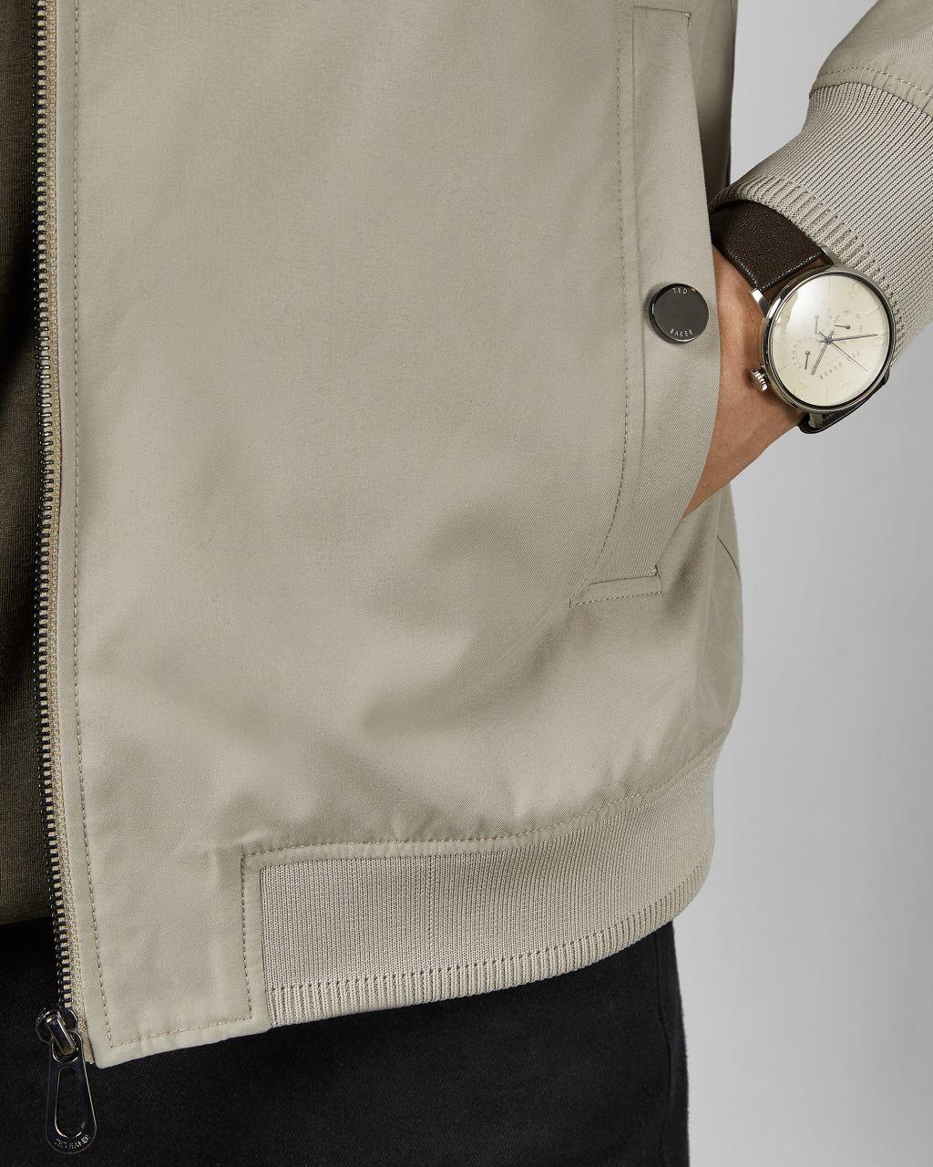 ted baker microfibre bomber