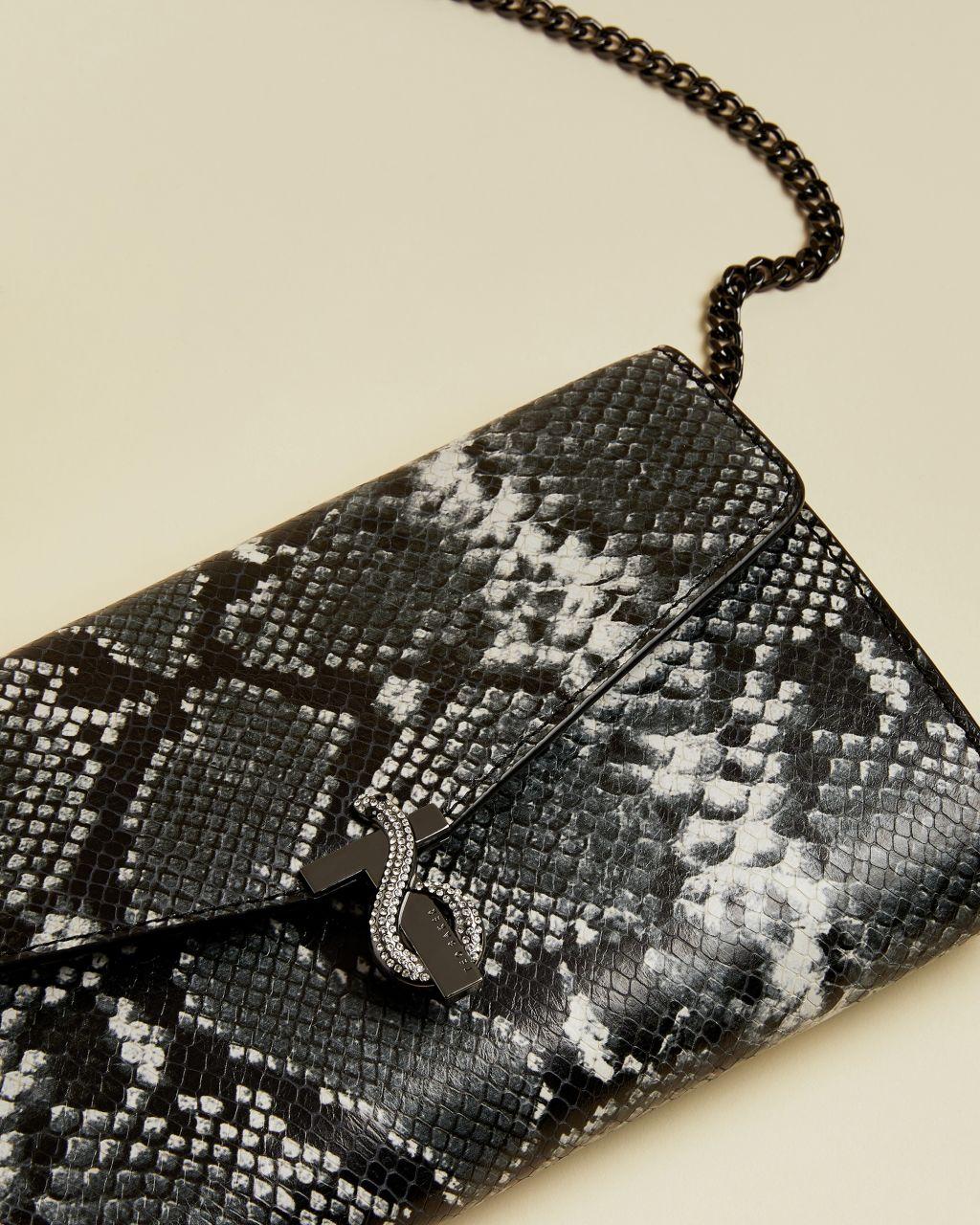 ted baker snakeskin purse