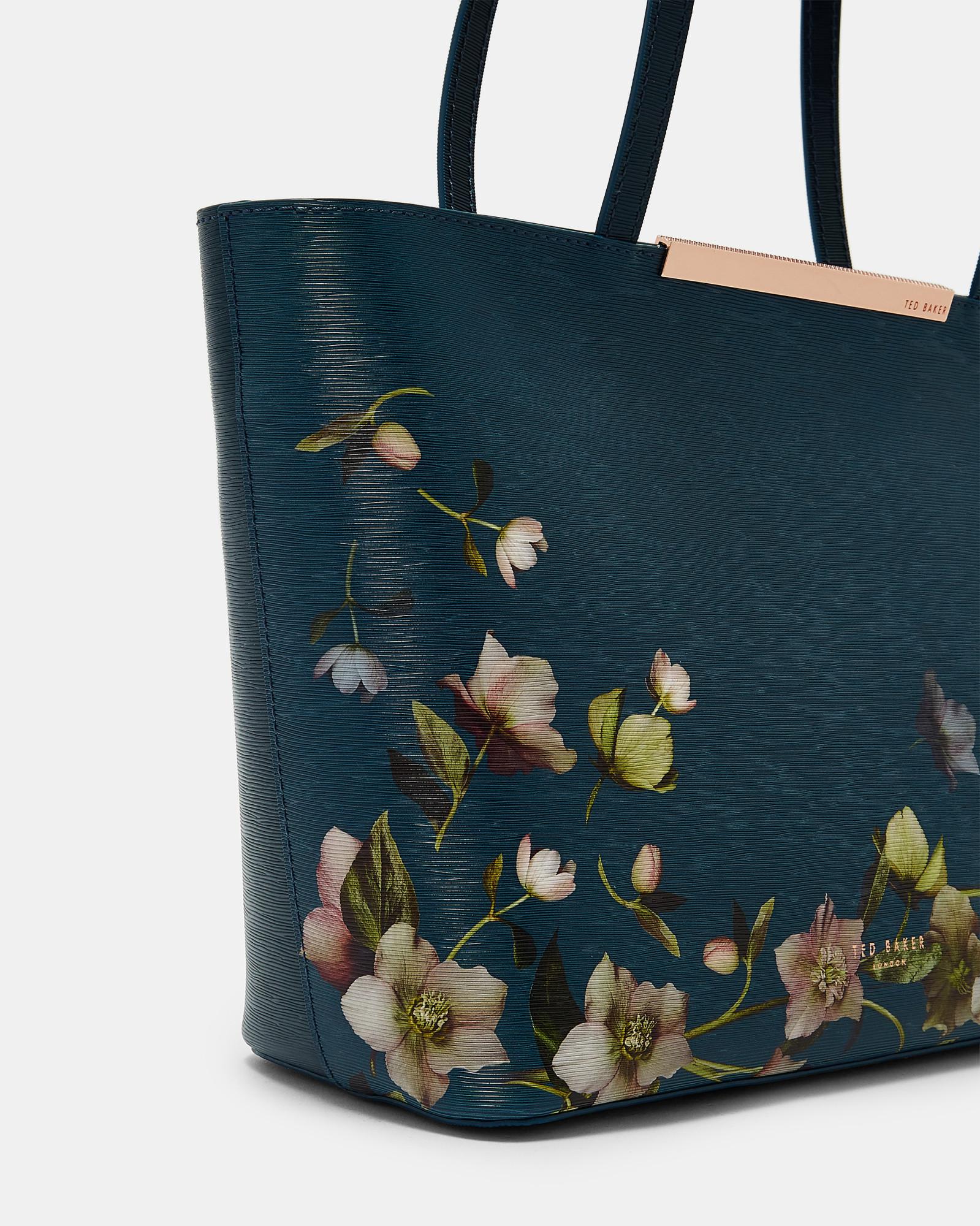 Ted Baker Arboretum Mini Leather Shopper Bag in Dark Blue (Blue) Lyst