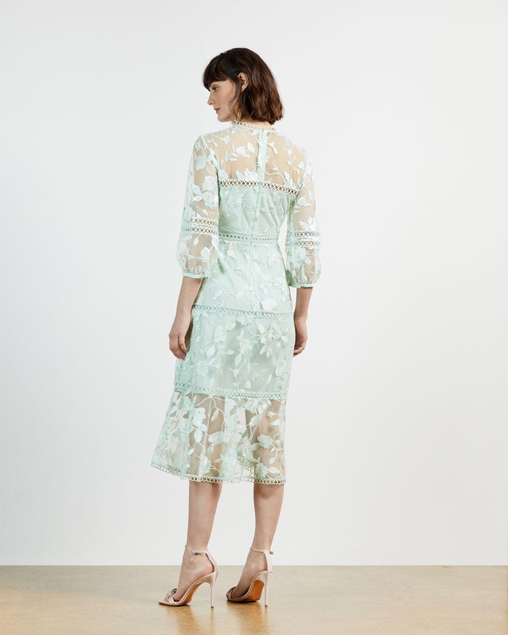 ted baker mint green lace dress