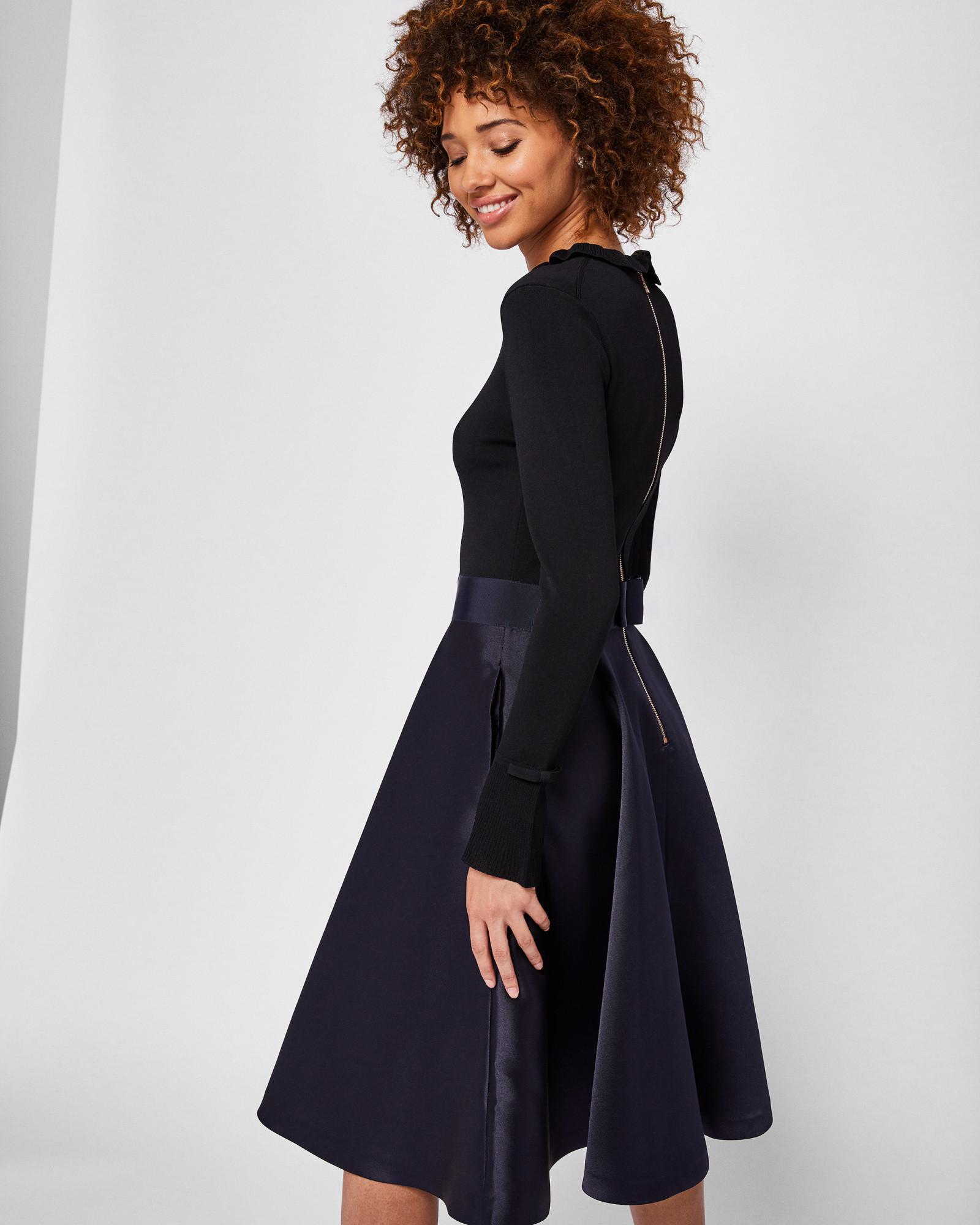 ted baker zadi dress navy