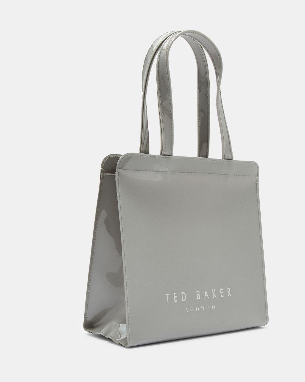 Ted Baker Almacon Bow Detail Large Icon Bag in Grey (Gray) - Lyst