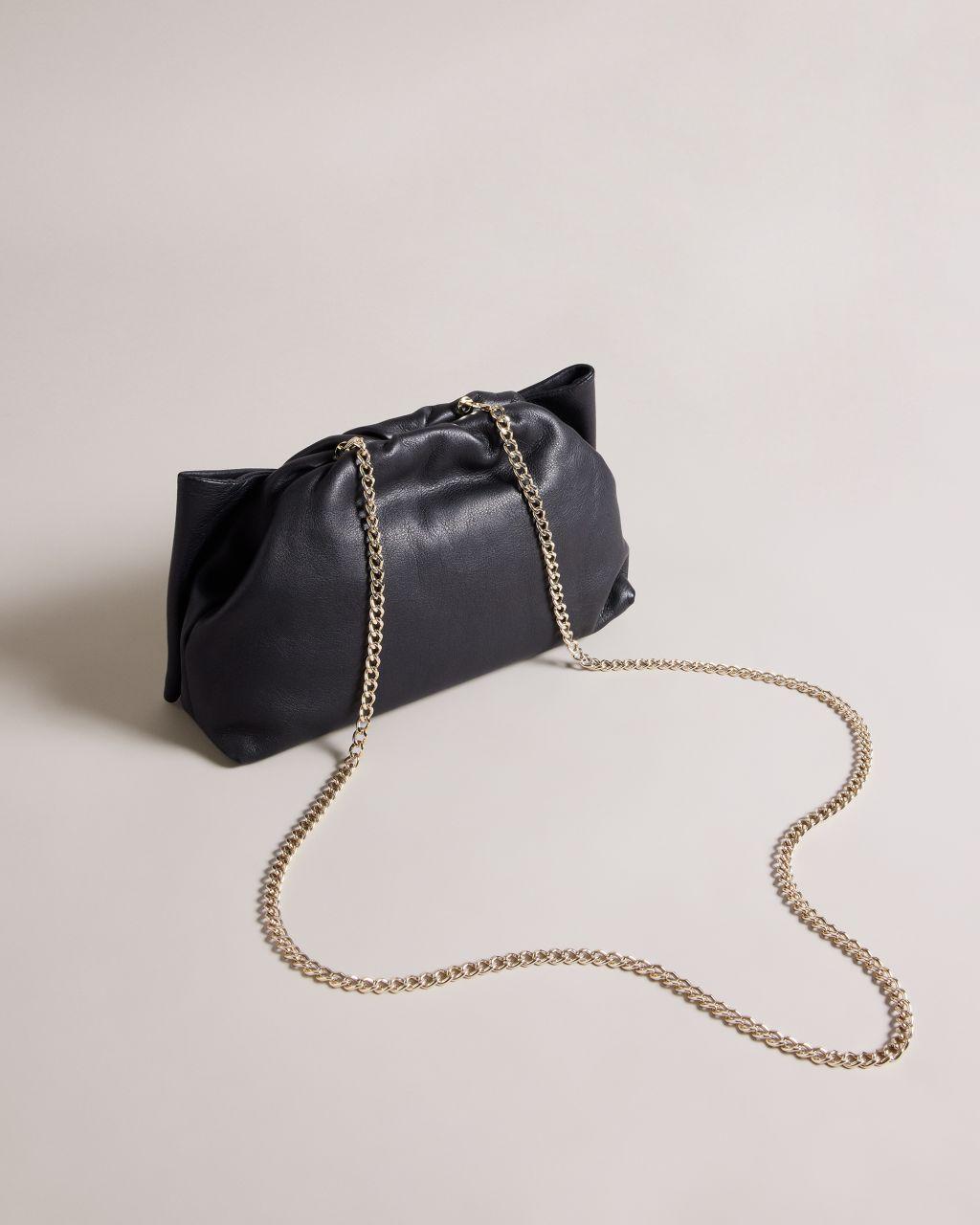 Ted Baker London NISNIA-Bow Clutch Bag, Silver