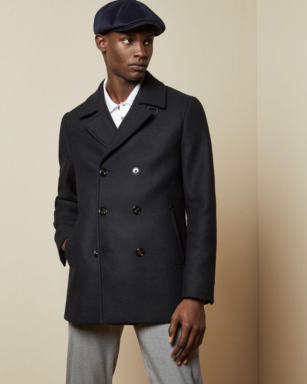 ted baker double breasted coat
