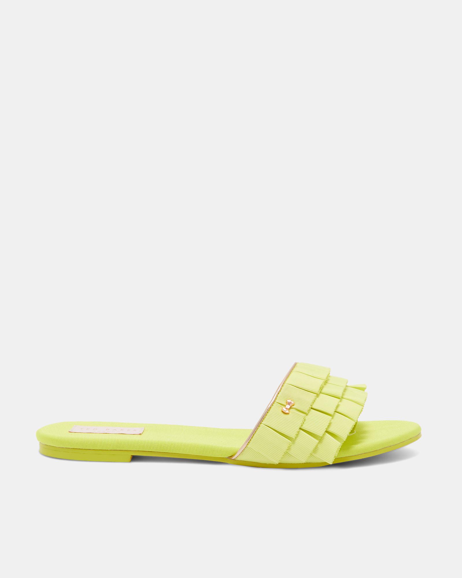 ted baker yellow sliders