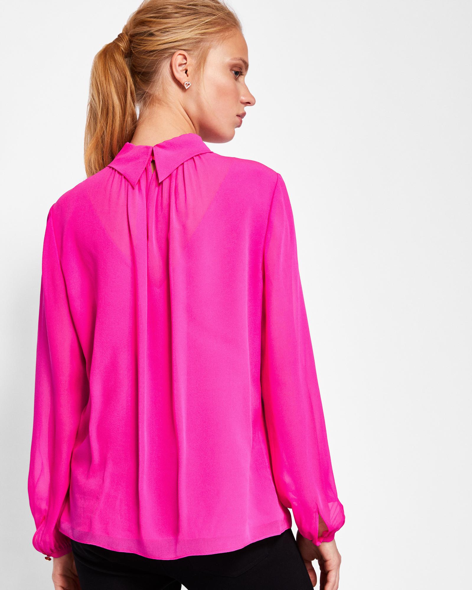 ted baker high neck blouse