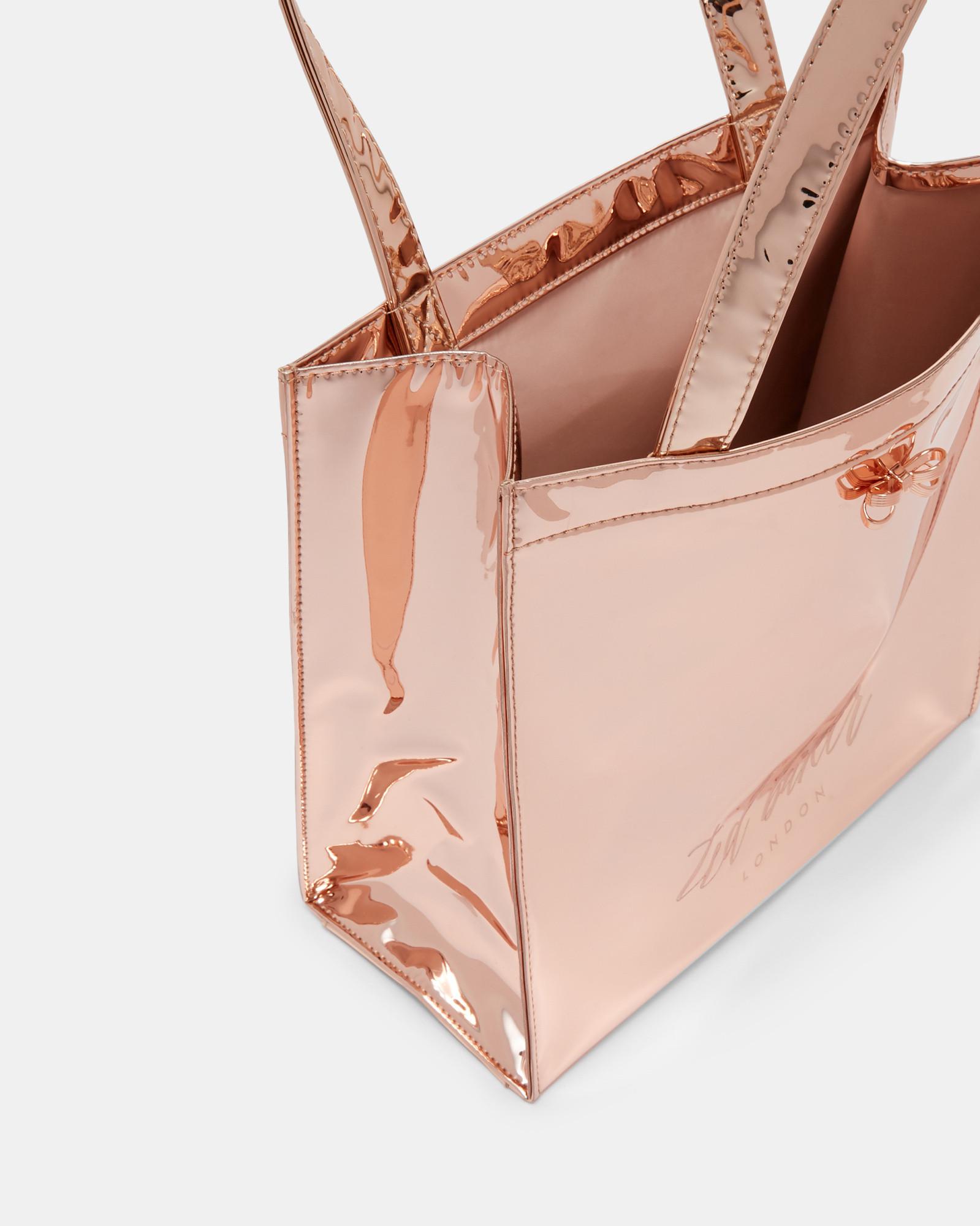 rose gold small handbag