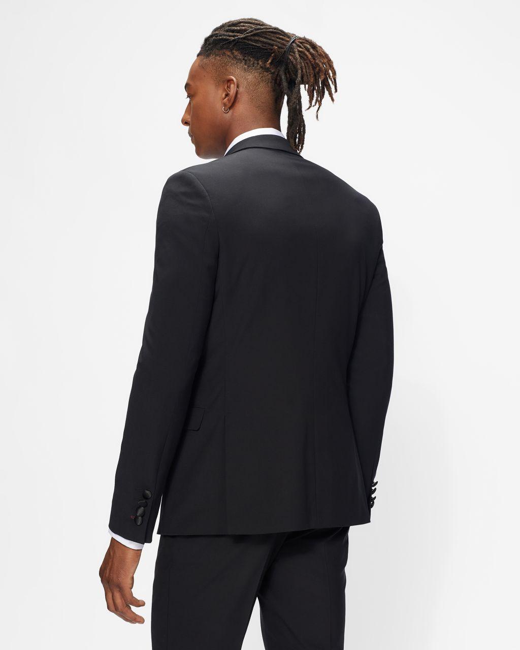Ted Baker Wool Slim Fit Tuxedo Suit Jacket in Black for Men | Lyst