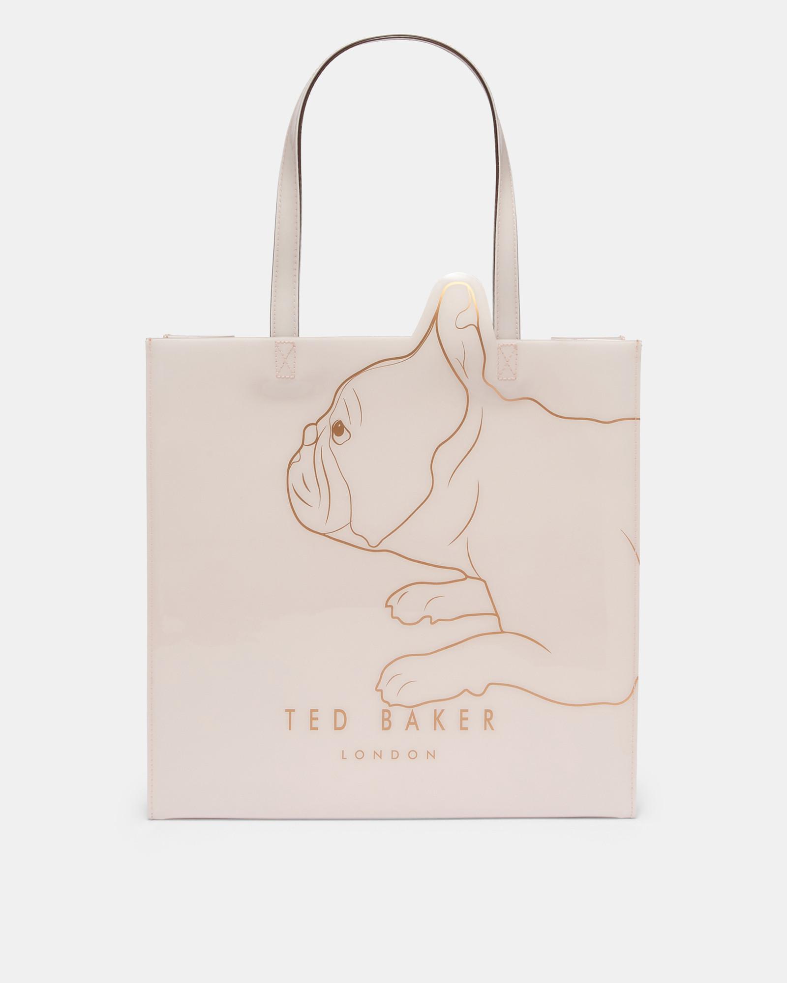 Ted Baker French Bulldog Large Icon Bag in Pink | Lyst