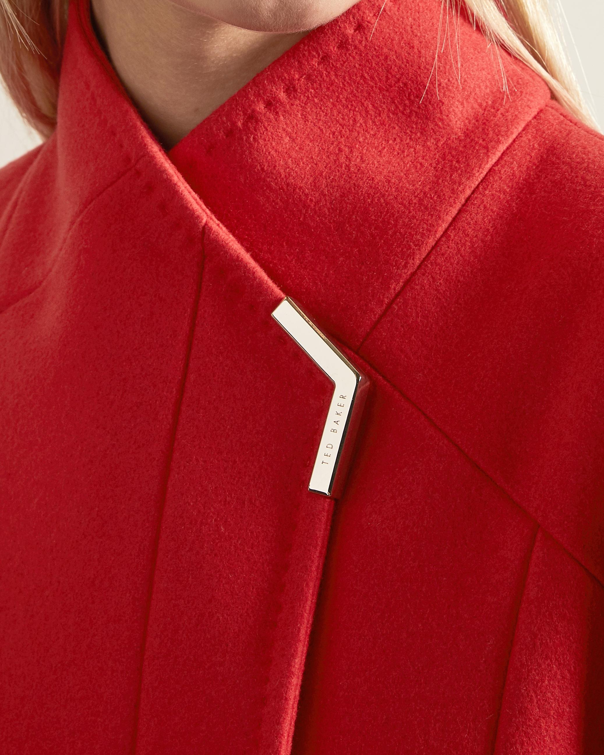 ted baker coral coat