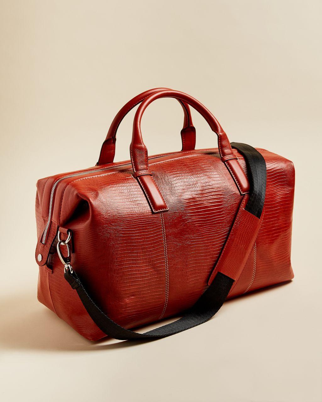 ted baker leather weekend bag