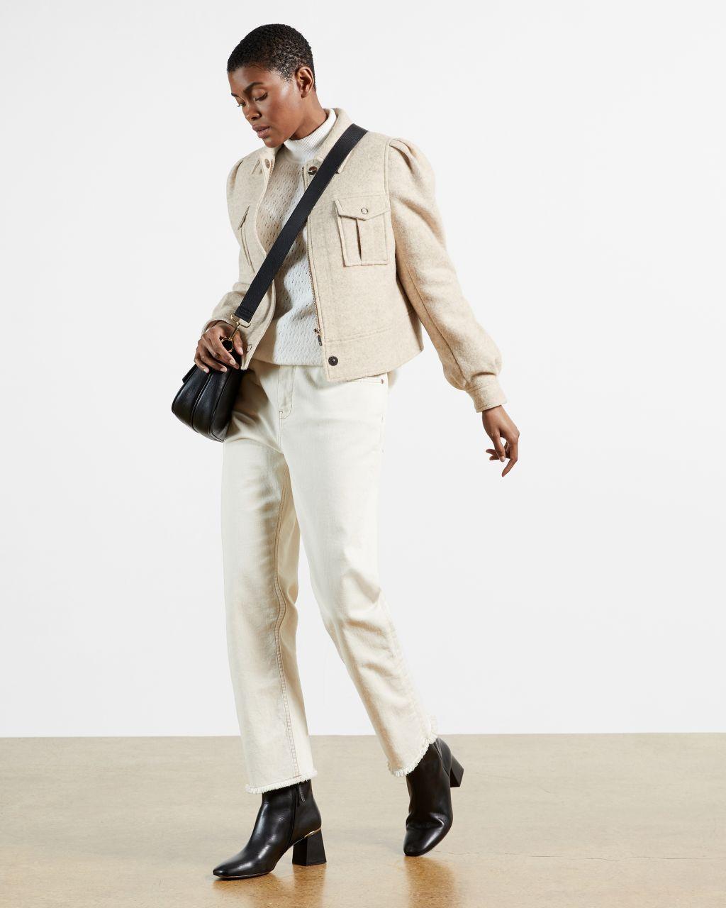 ted baker cream jacket
