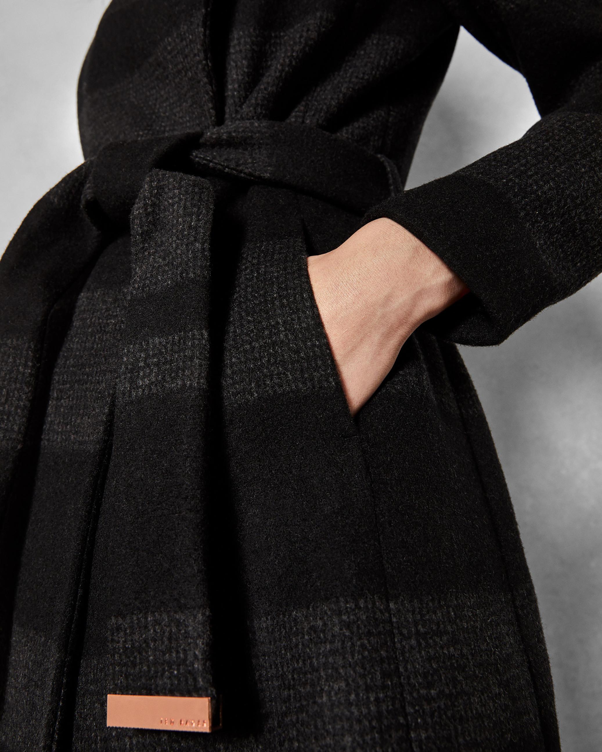 midi wrap coat