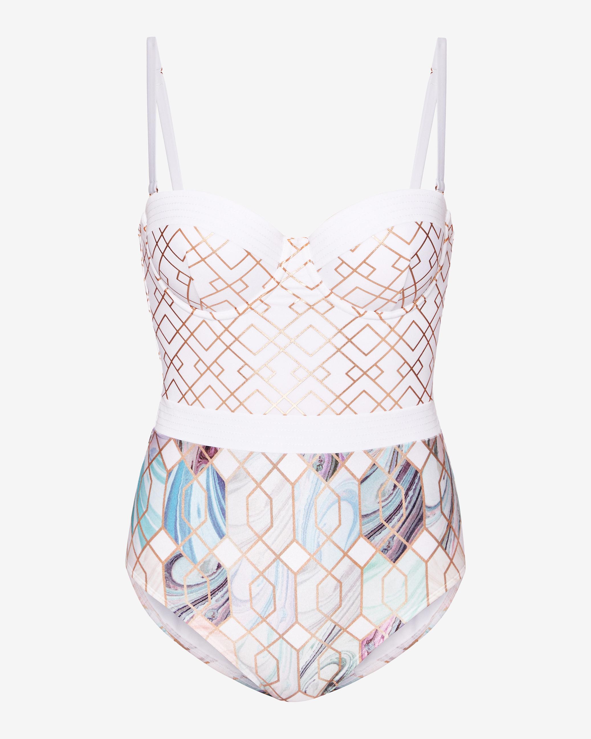 ted baker sea of clouds swimsuit