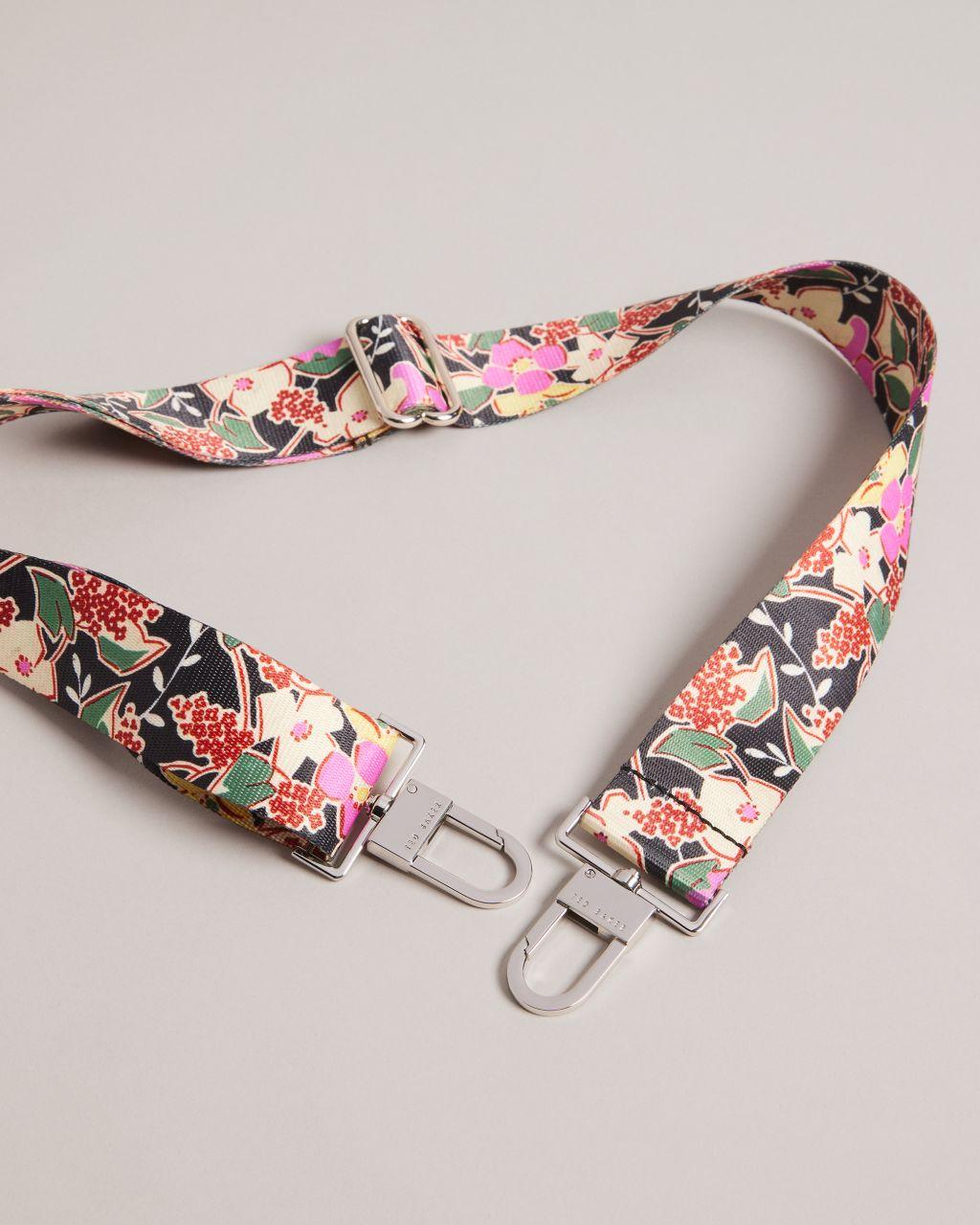 Ted Baker Printed Webbing Strap And Keyring Set in Metallic | Lyst