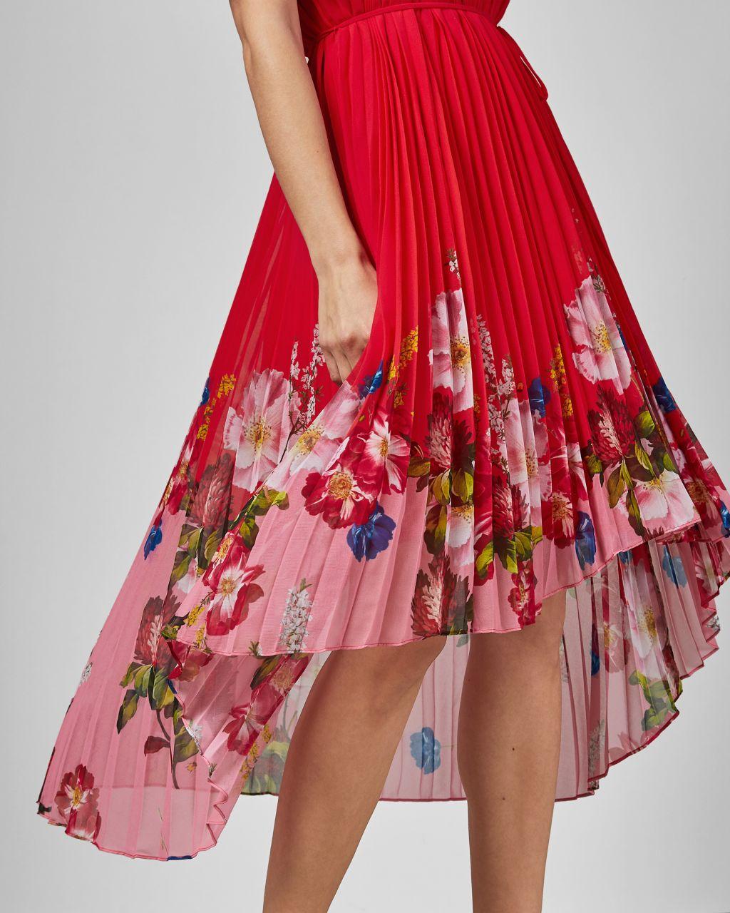 berry sundae bardot dress