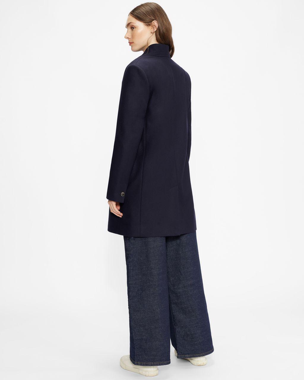 ted baker straight tailored coat