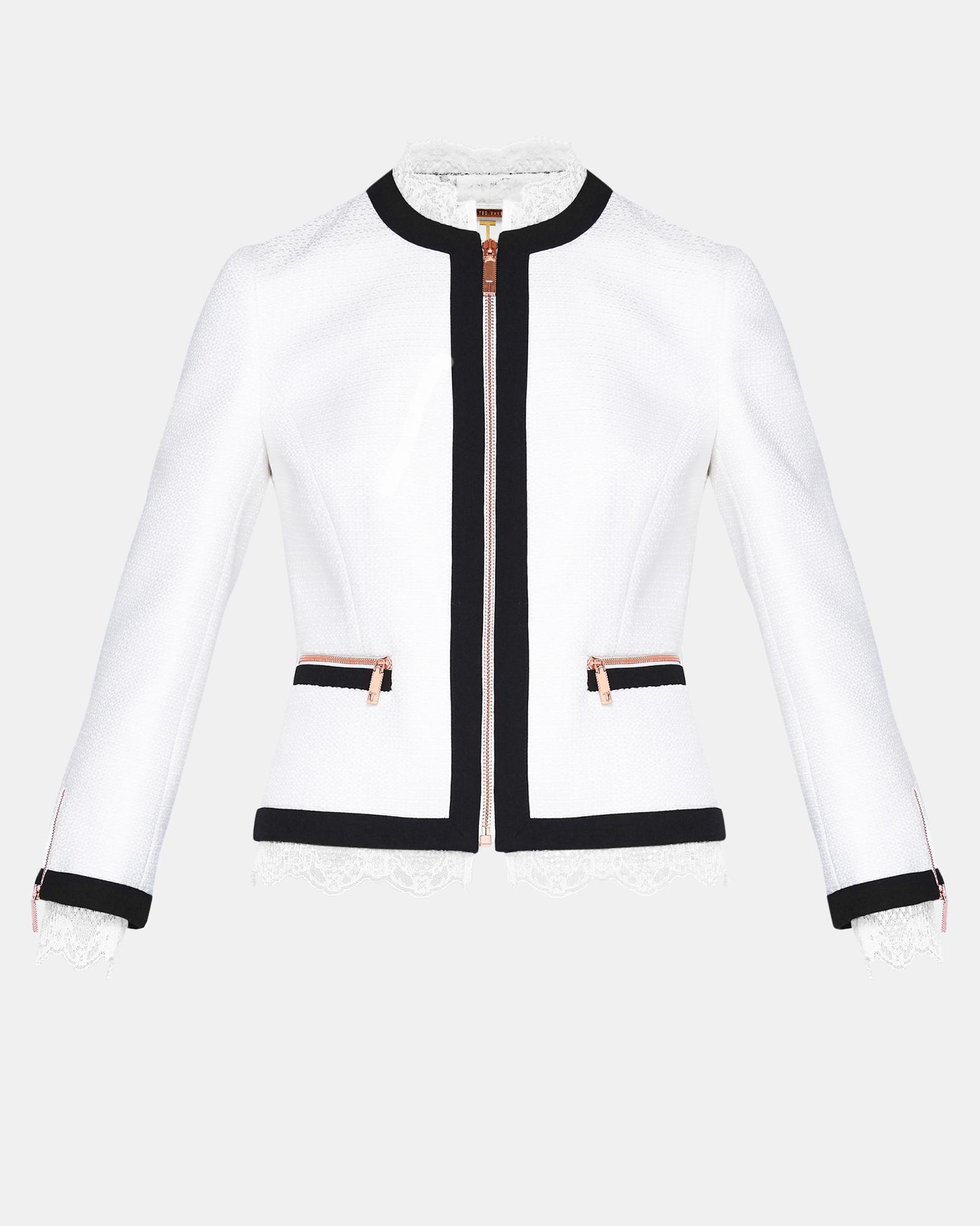 ted baker cropped jacket