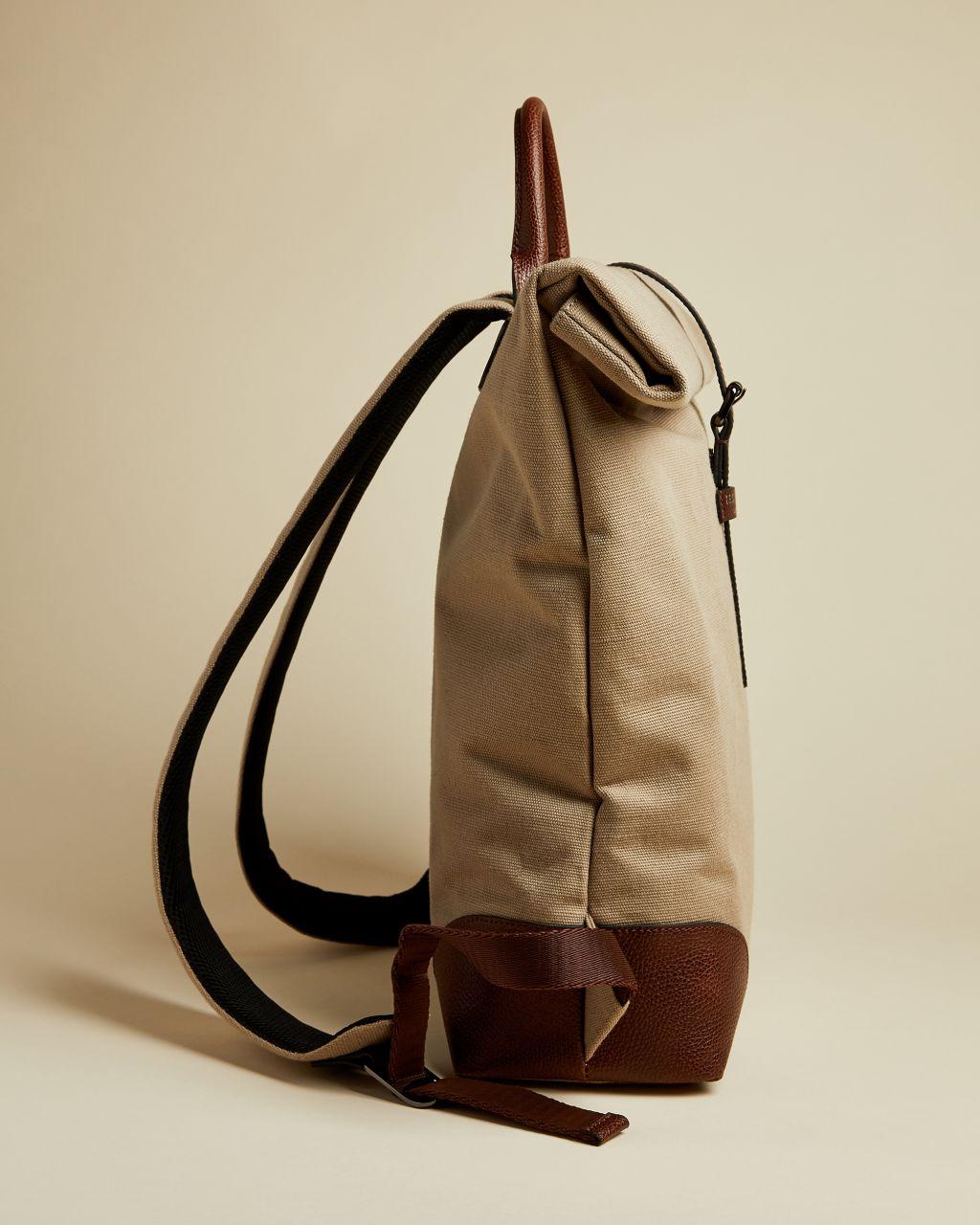 recycled canvas backpack