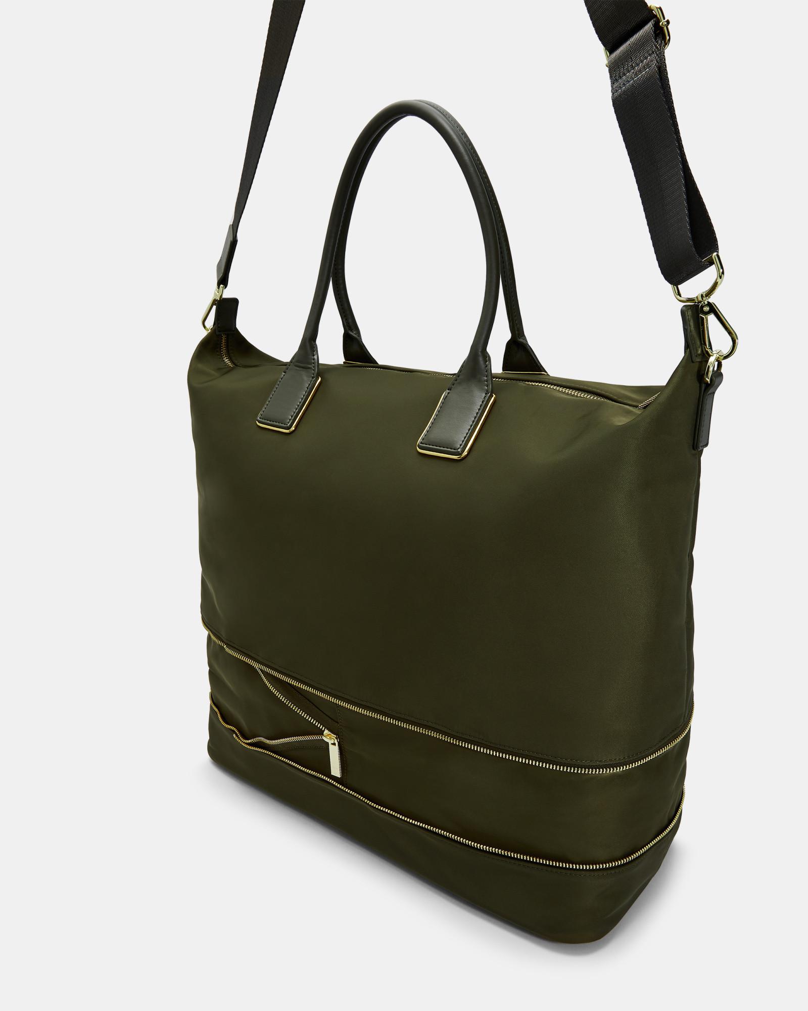 ted baker khaki tote bag