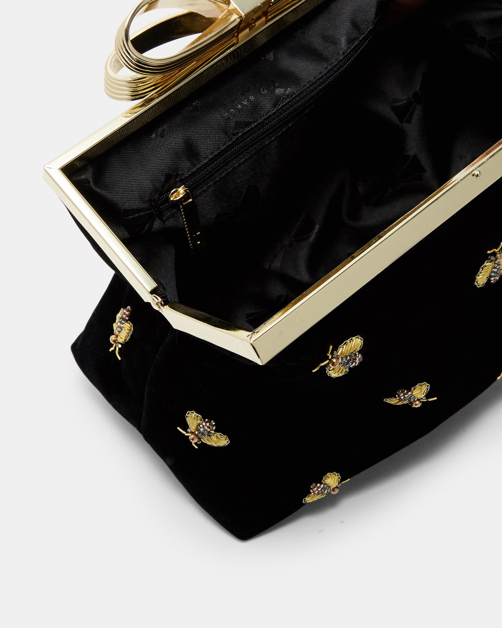 ted baker bee clutch bag