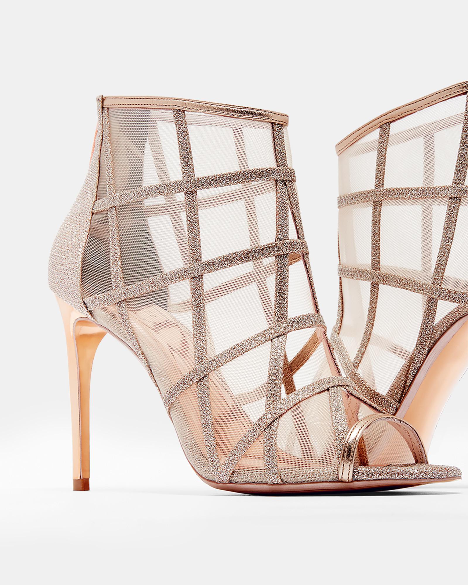 ted baker peep toe boots