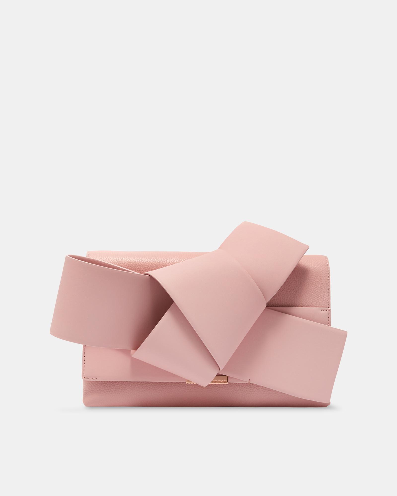 Ted Baker Giant Knot Bow Clutch Bag in Pink | Lyst UK