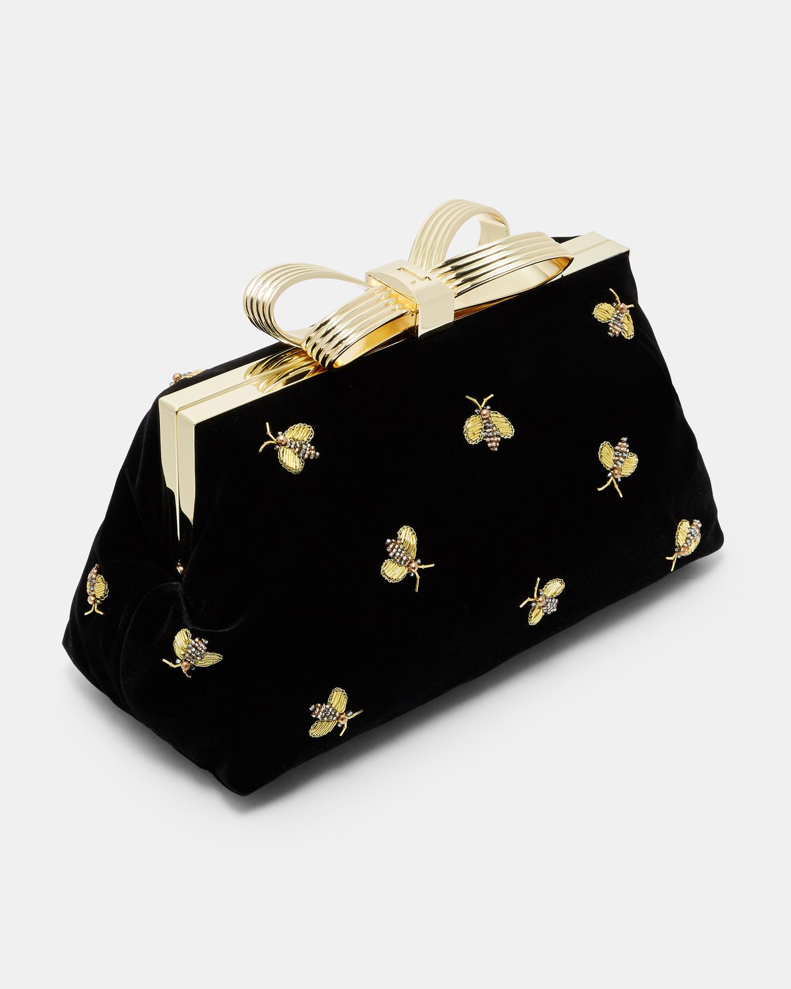 ted baker bee clutch bag