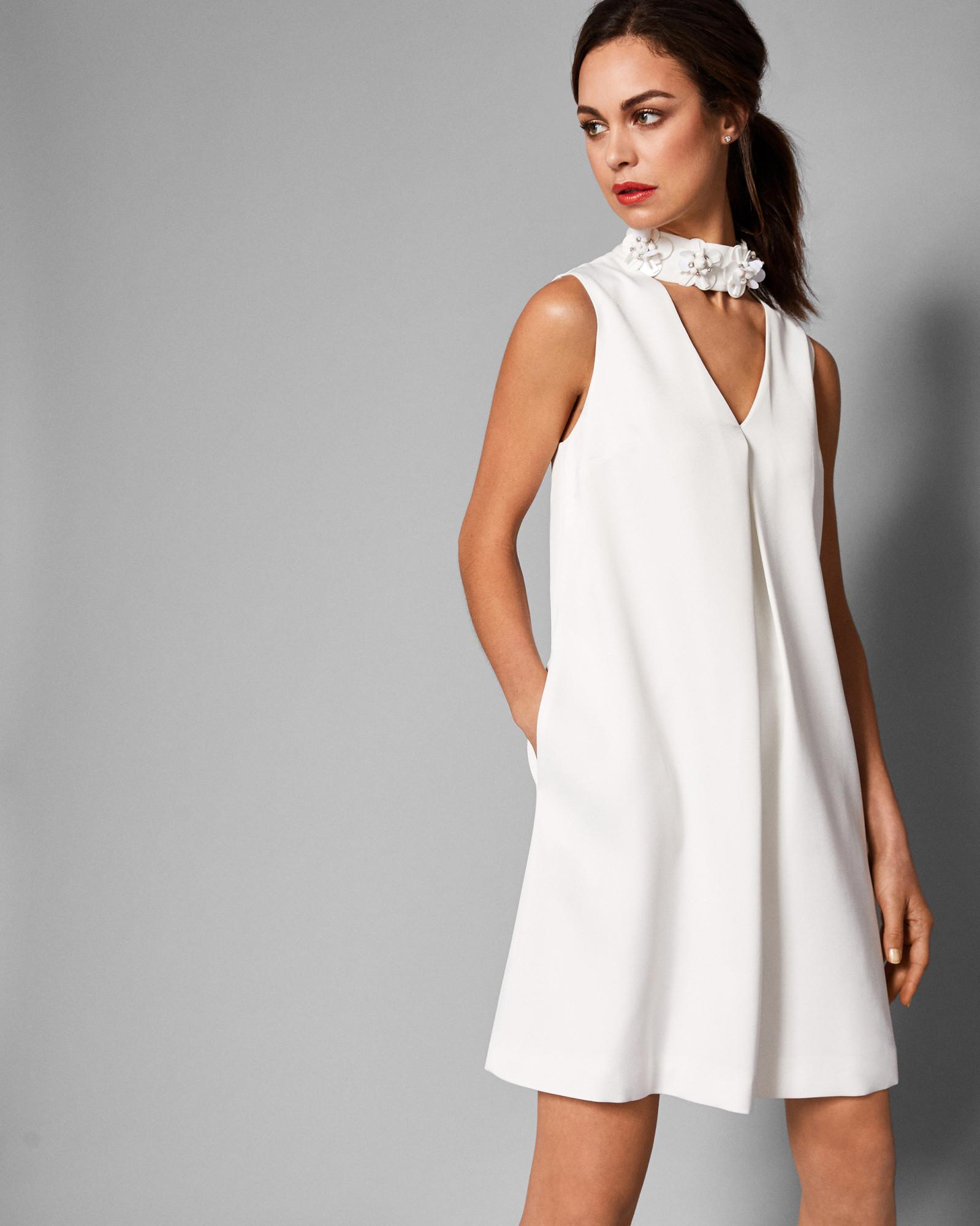 ted baker high neck dress