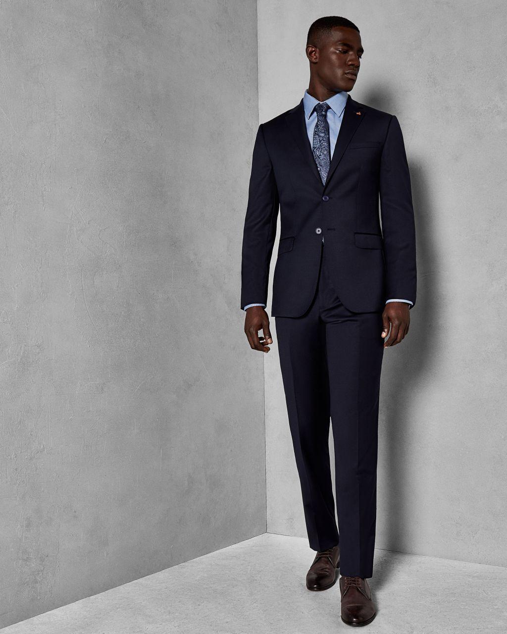 ted baker navy suit