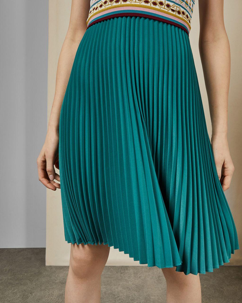 pleated skirt dress zannan