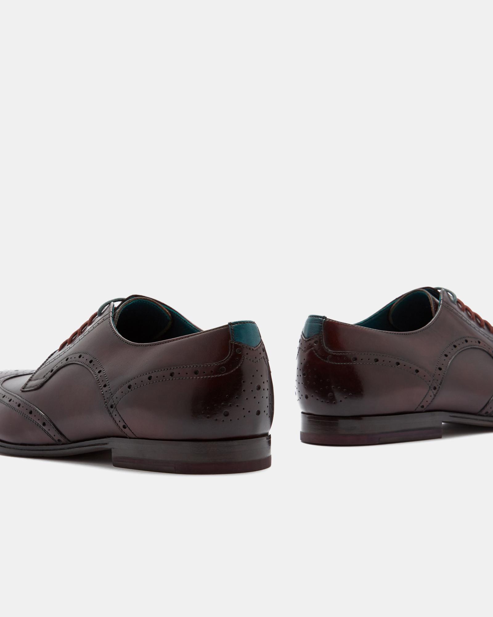 ted baker wing cap leather brogues