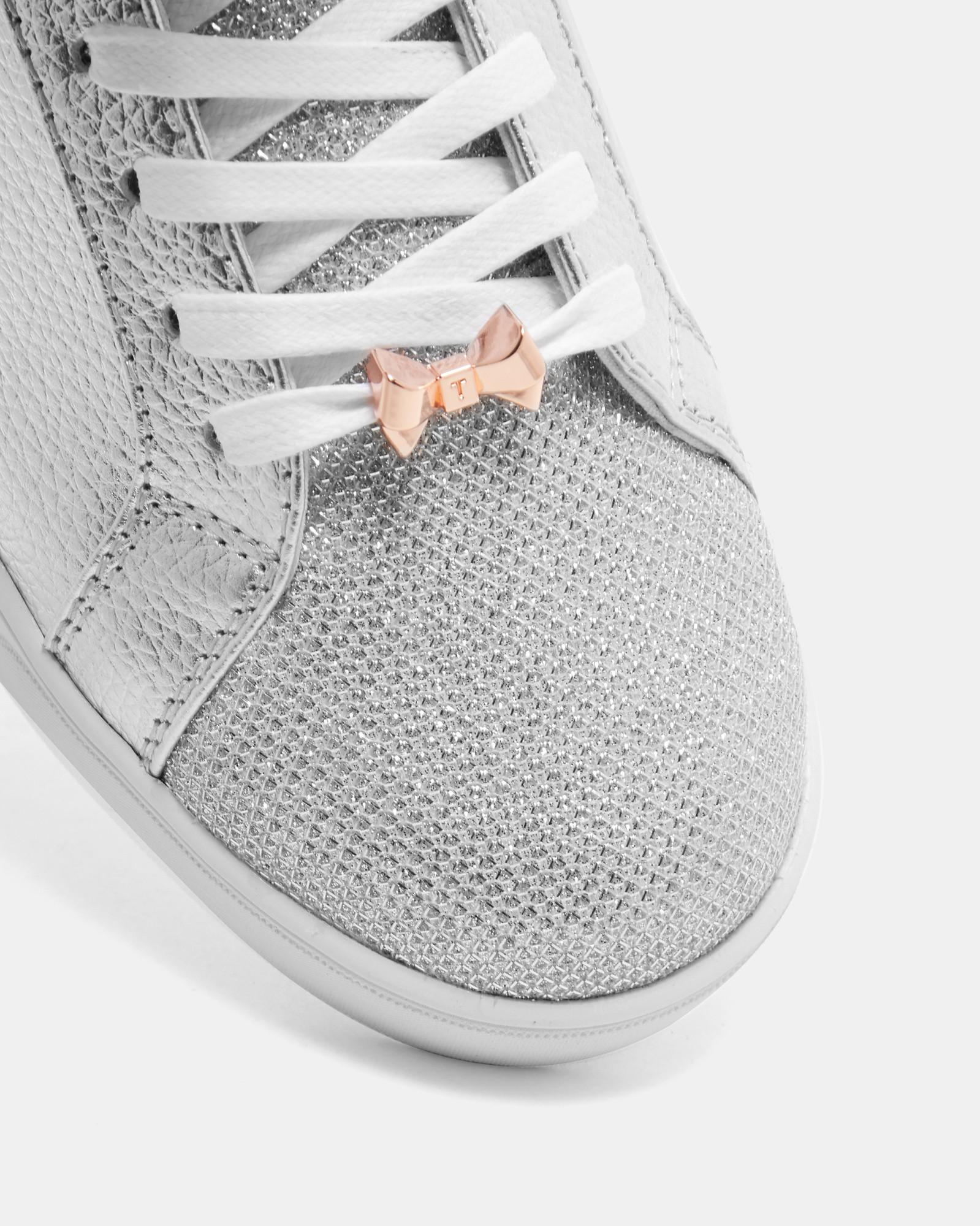 Ted Baker Leather Glitter Tennis 