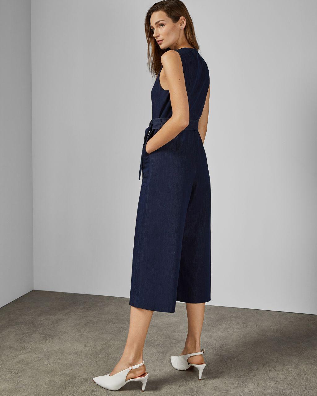 ted baker denim jumpsuit