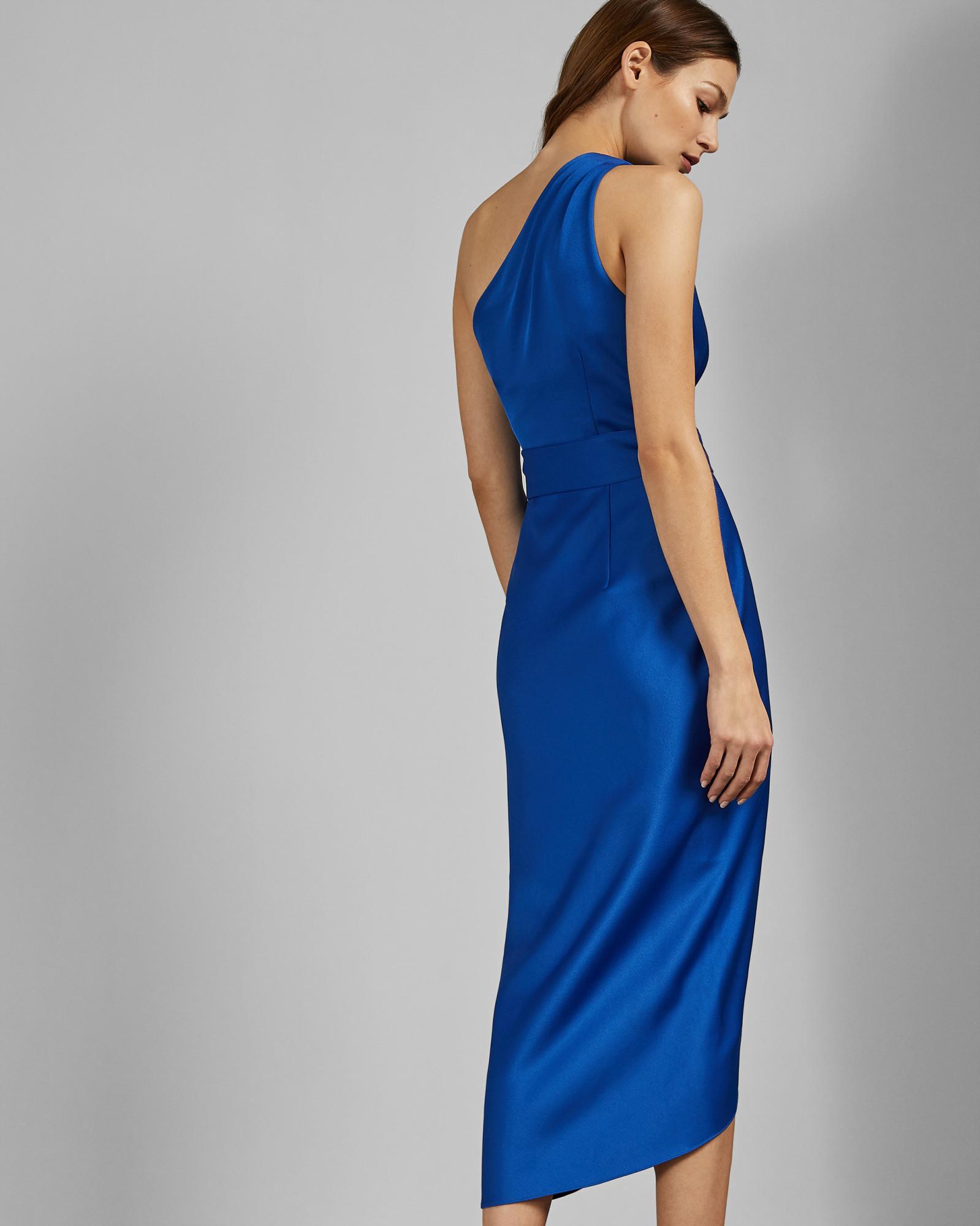 one shoulder ted baker dress