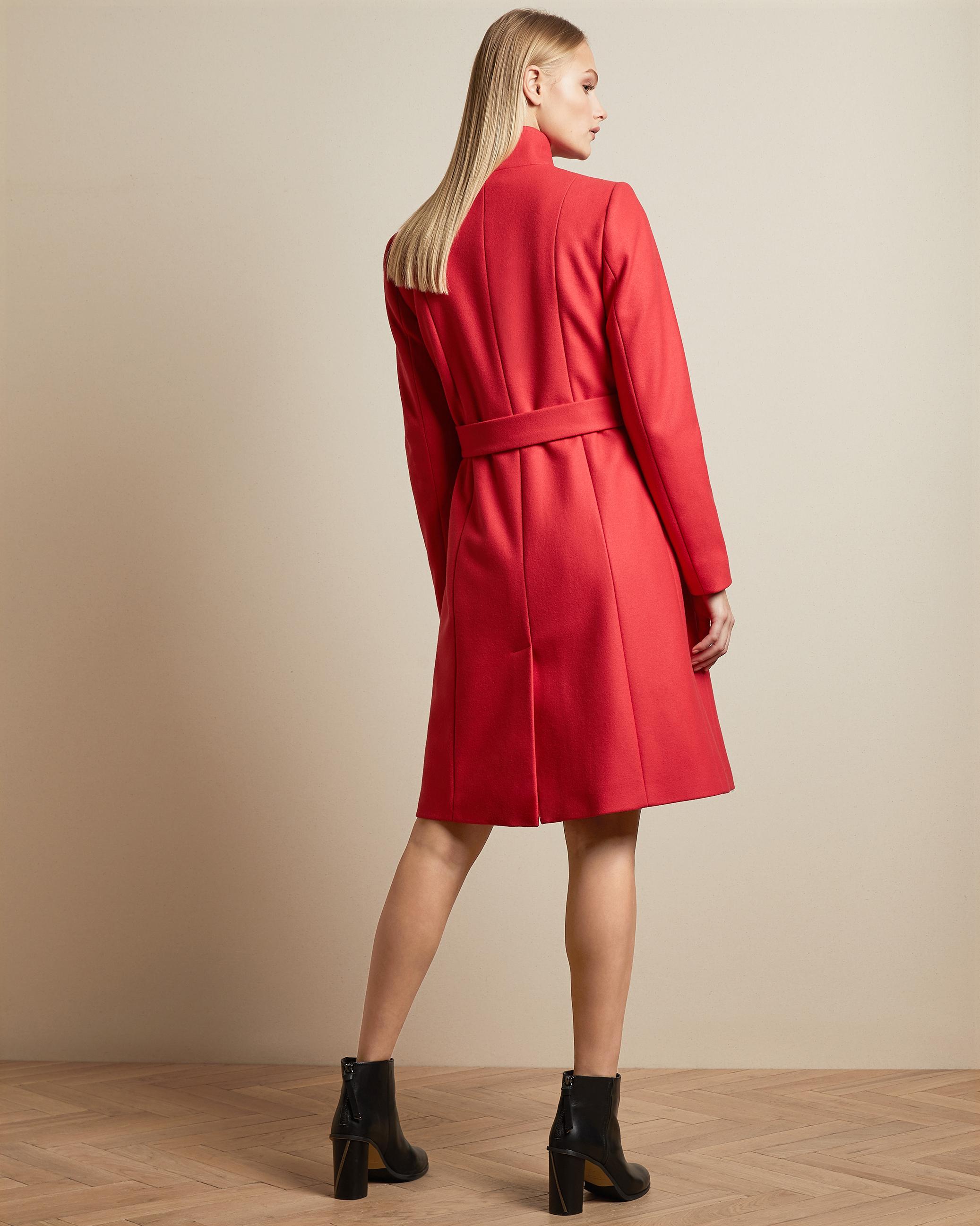 ted baker coral coat