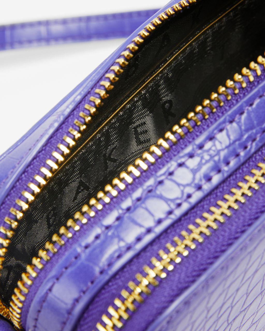 stina croc effect camera bolsa