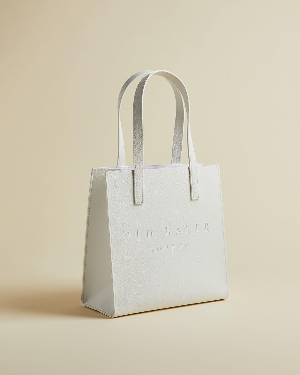 Ted Baker Synthetic Perforated Small Icon Bag in Ivory (White) Lyst