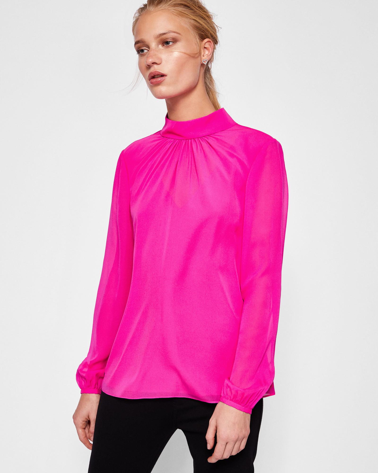 ted baker high neck blouse