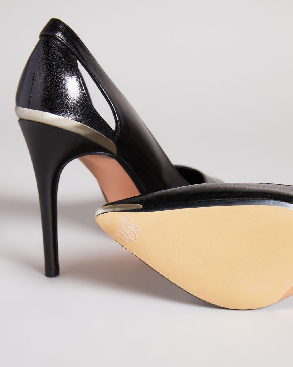 Ted Baker Leather Cut Out High Heel 