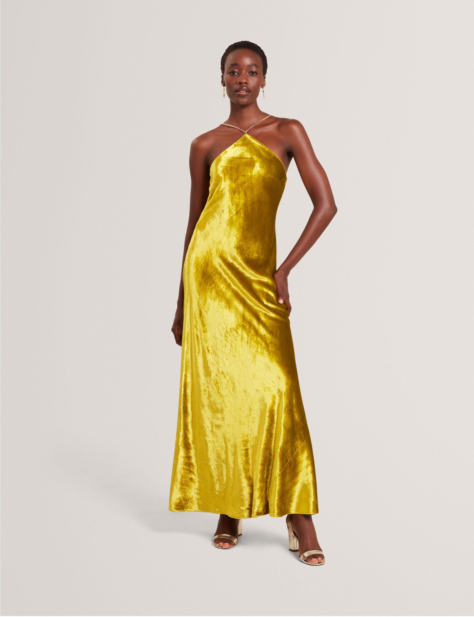 strapless open back dress Astra