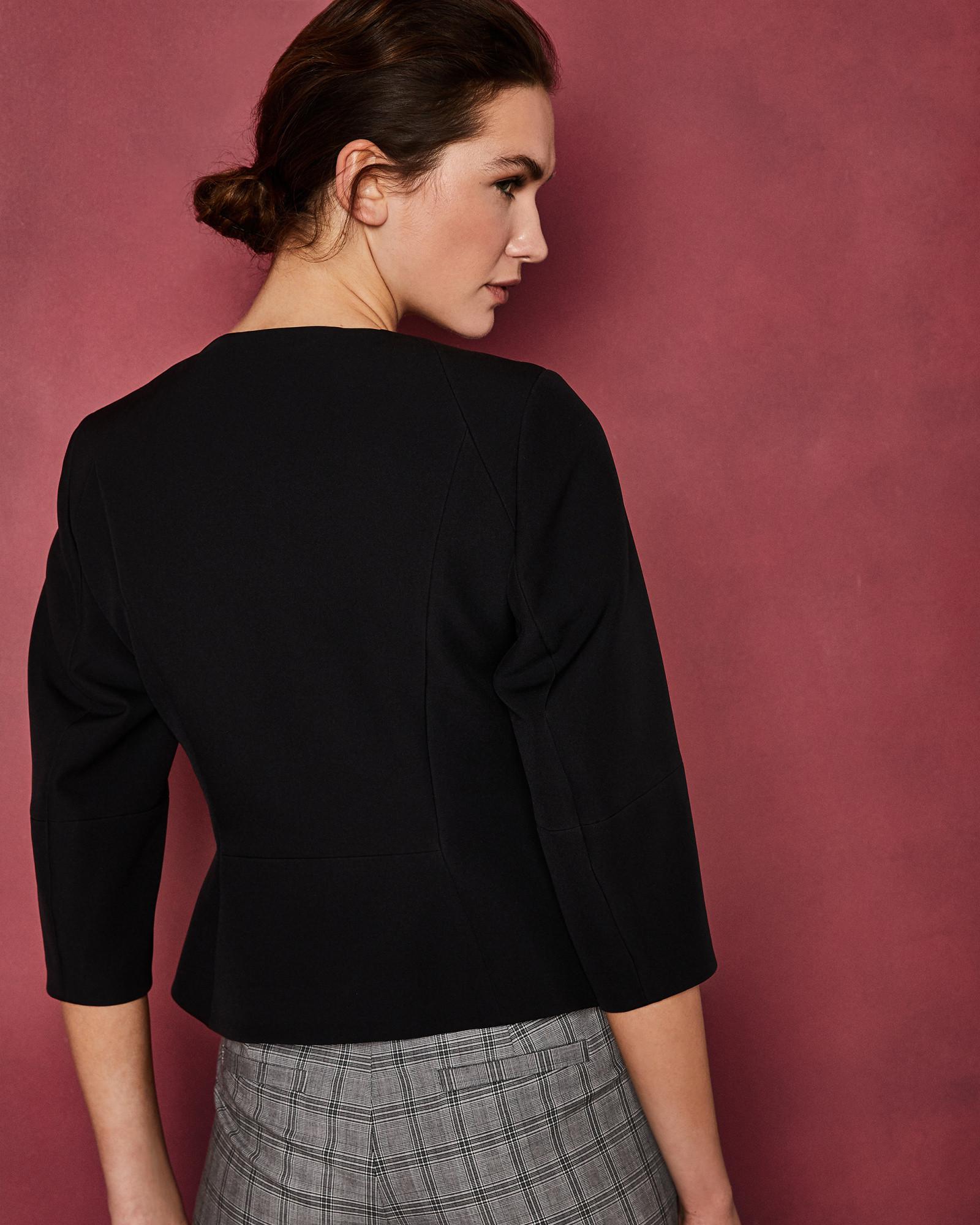 ted baker structured bow waist jacket