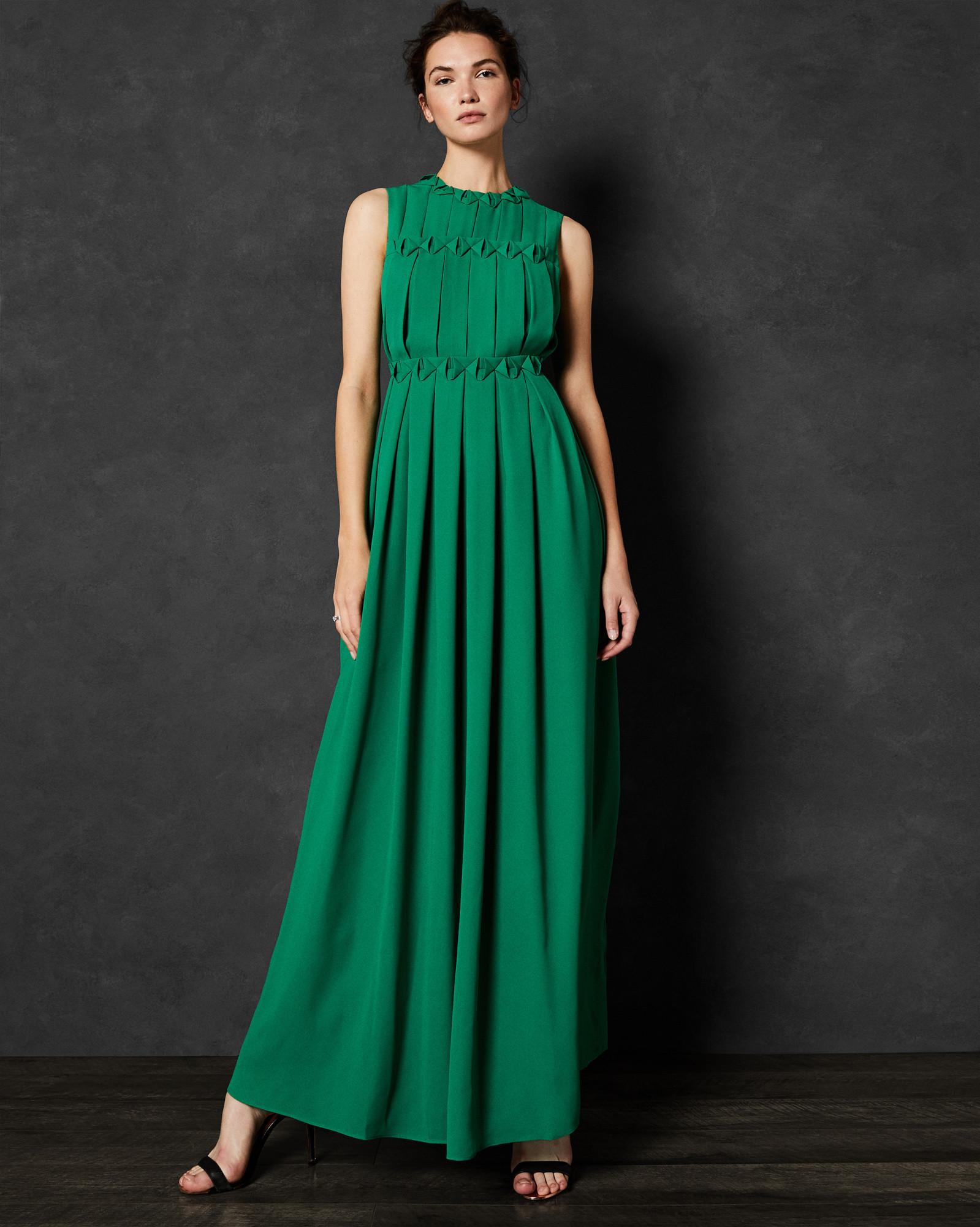 Ted Baker Origami Folded Maxi Dress in 