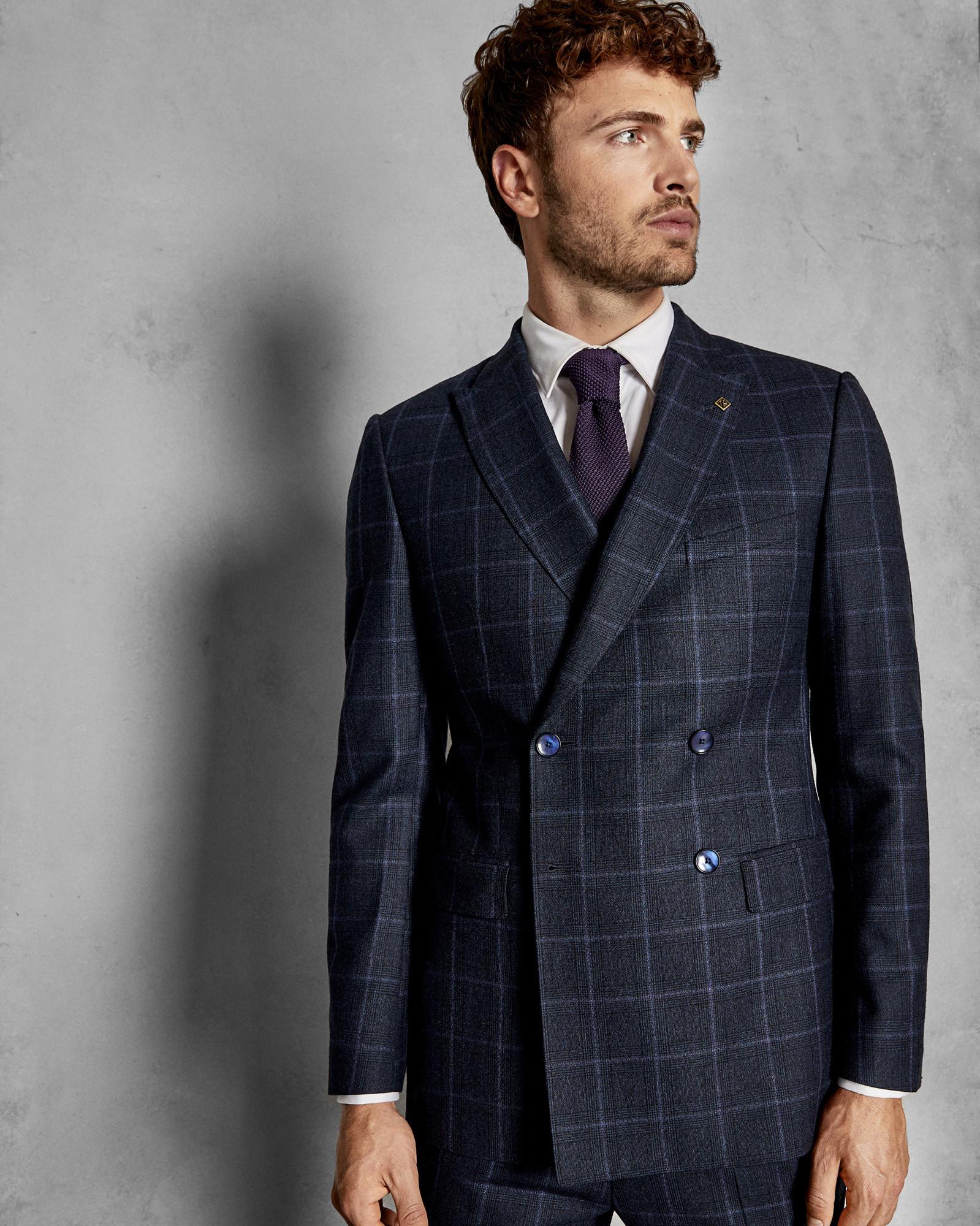 ted baker tartan suit