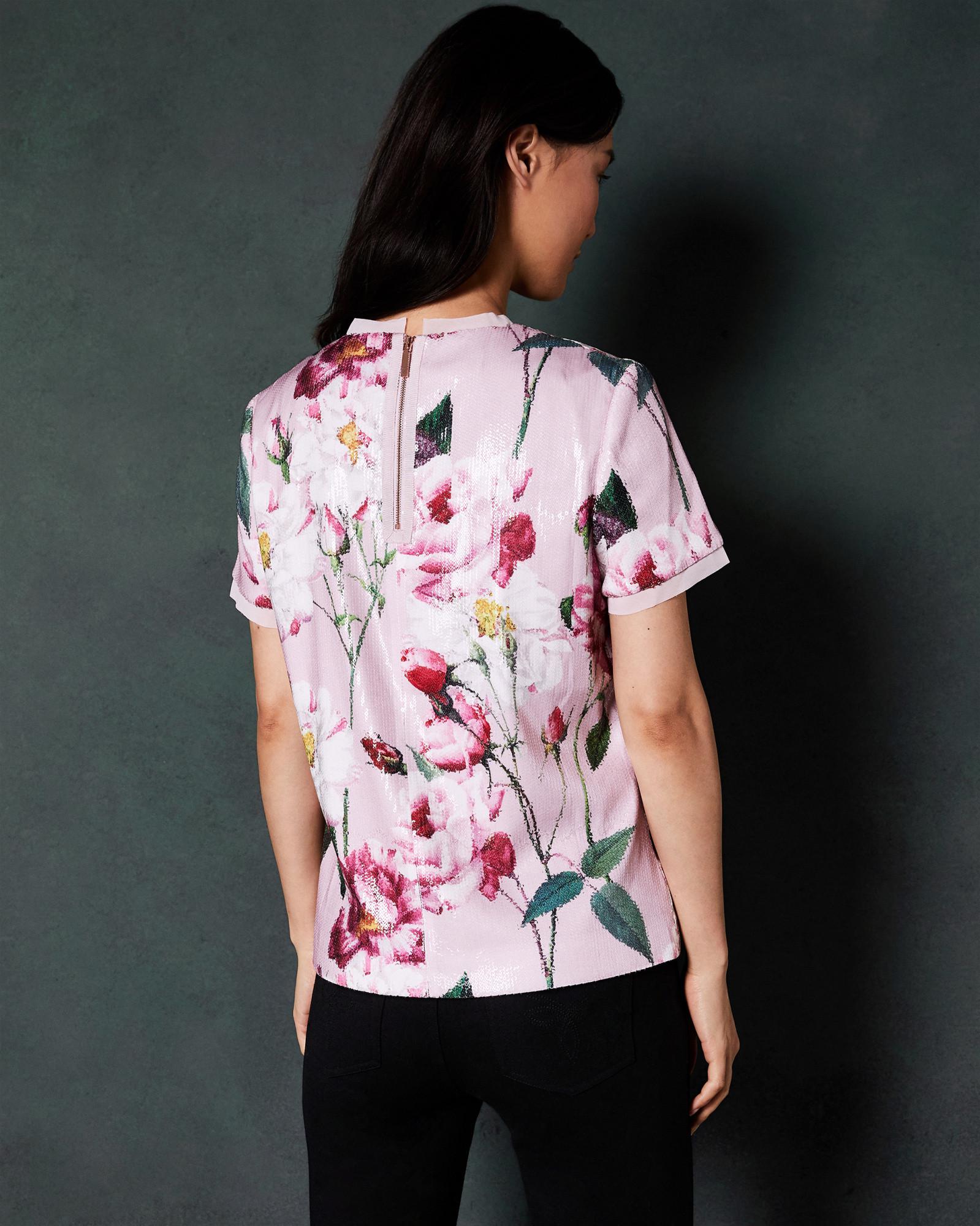 ted baker sequin top