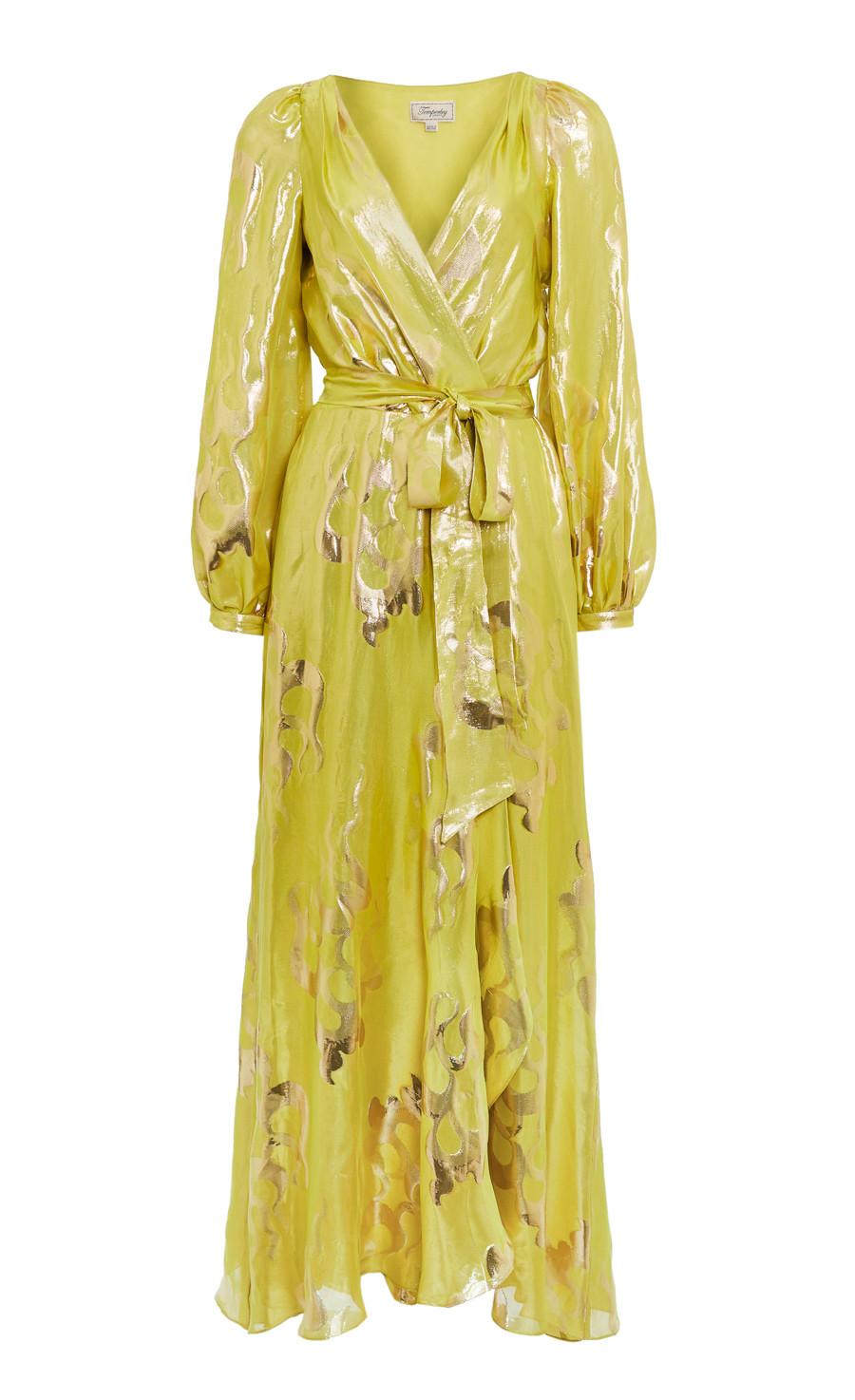 Temperley London Silk Eda Dress in Yellow - Save 31% - Lyst