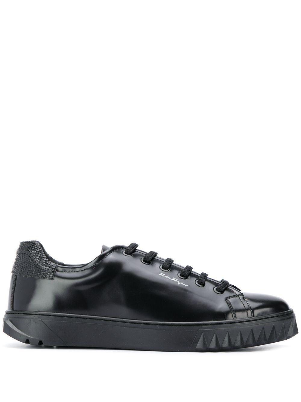 ferragamo black men's shoes