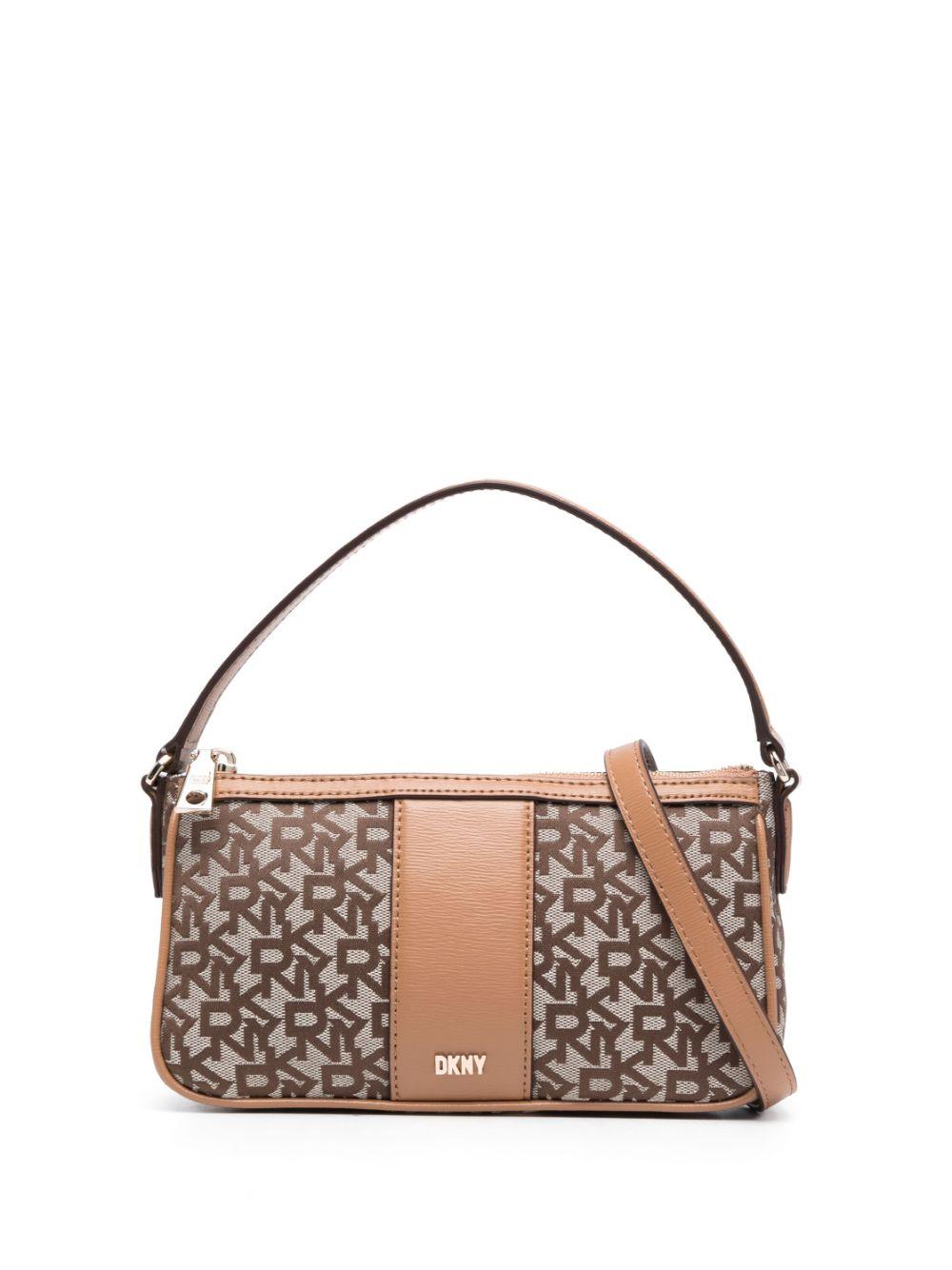 DKNY Bryant Logo Crossbody Bag in Metallic Lyst